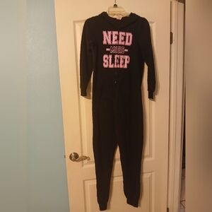 Black 'Need More Sleep' Onesie